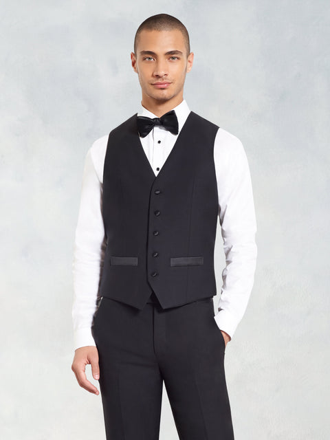 Black Tuxedo Vest