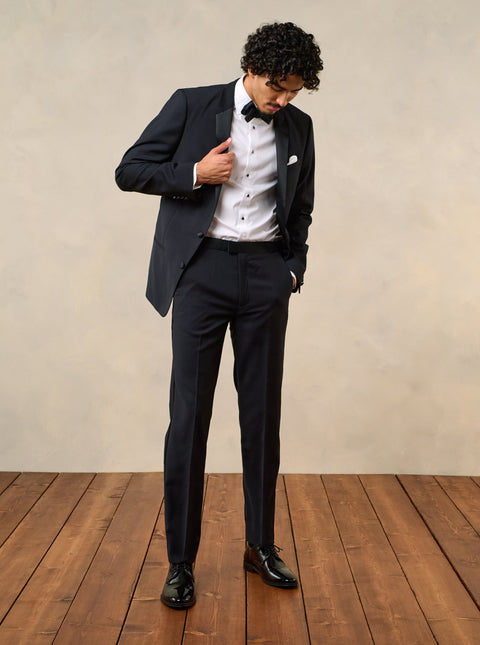 Notch Lapel Tuxedo Home Try-On