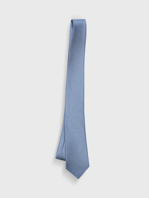 Dusty Blue Silk Necktie