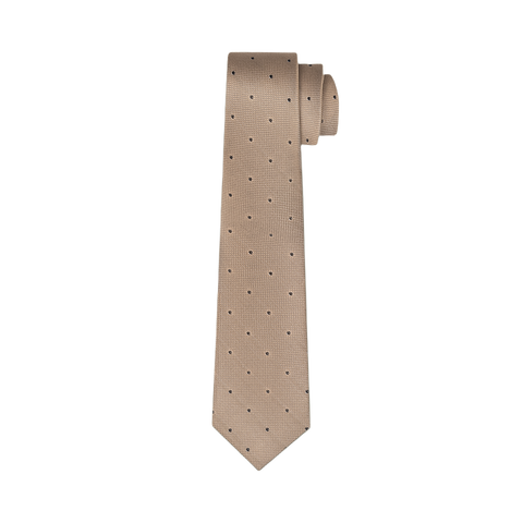 Taupe Dot Necktie