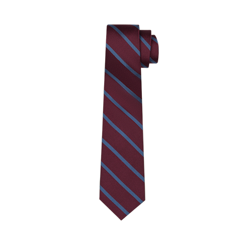 Wine Stripe Necktie